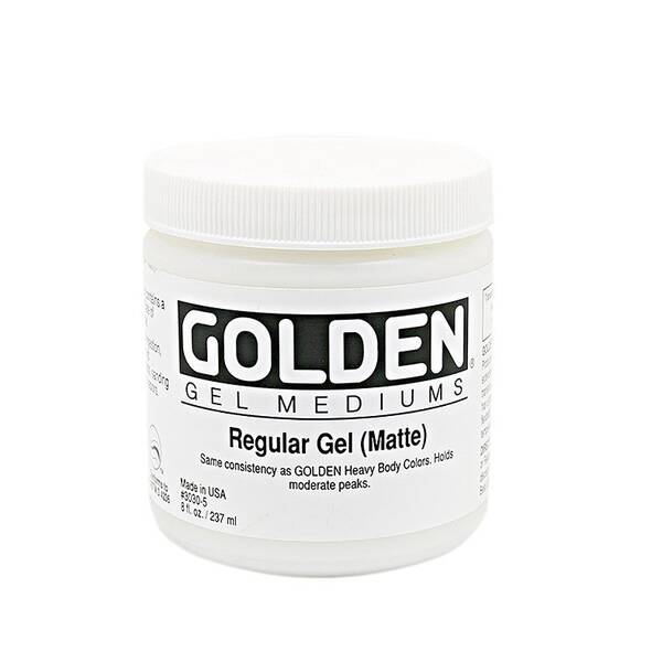 Golden Akrilik Medium 237 Ml Regular Gel Matte - 1