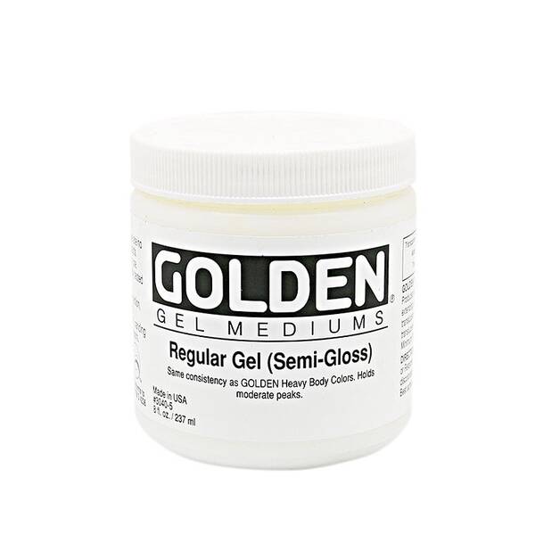 Golden Akrilik Medium 237 Ml Regular Gel Semi Gloss - 1