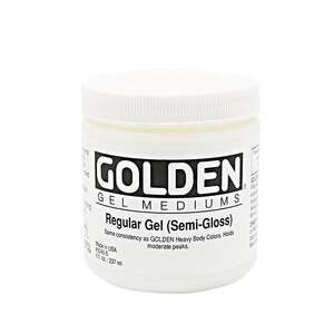 Golden - Golden Akrilik Medium 237 Ml Regular Gel Semi Gloss