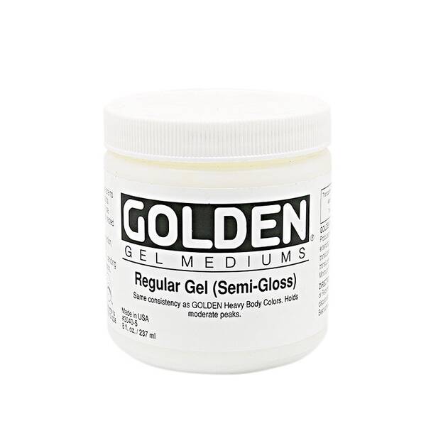 Golden Akrilik Medium 237 Ml Regular Gel Semi Gloss