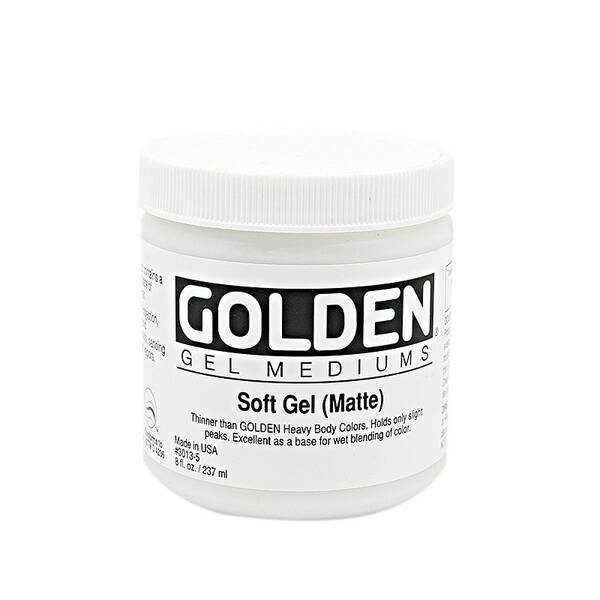 Golden Akrilik Medium 237 Ml Soft Gel Matte - 1