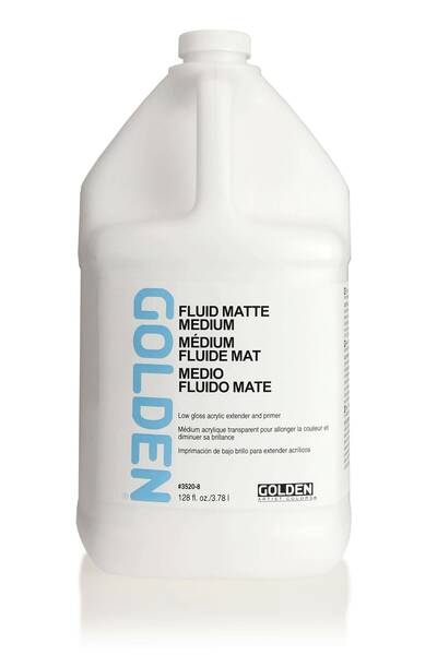 Golden Akrilik Medium 3.78 Ml Fluid Matte Medium - 1