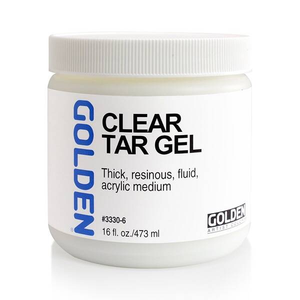 Golden Akrilik Medium 473 Ml Clear Tar Gel - 1