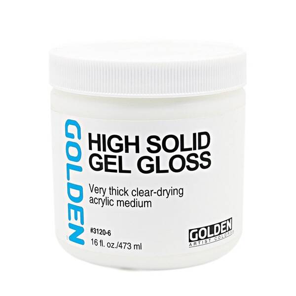 Golden Akrilik Medium 473 Ml High Solid Gel Gloss - 1