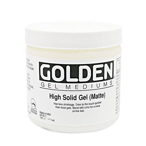 Golden Akrilik Medium 473 Ml High Solid Gel Matte - 1