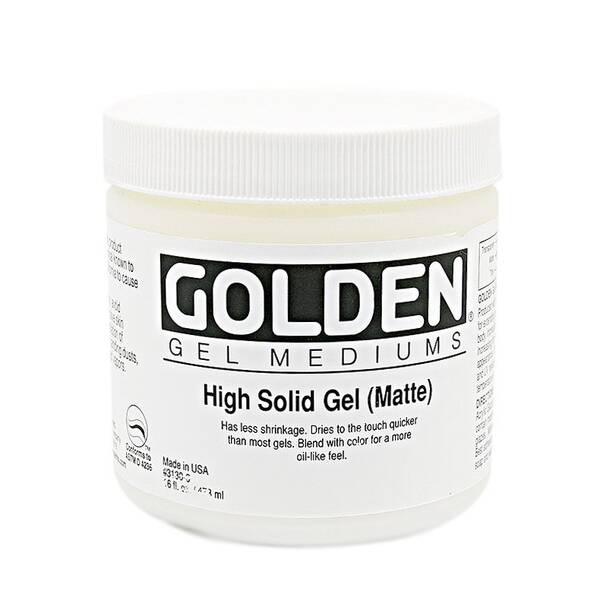 Golden Akrilik Medium 473 Ml High Solid Gel Matte