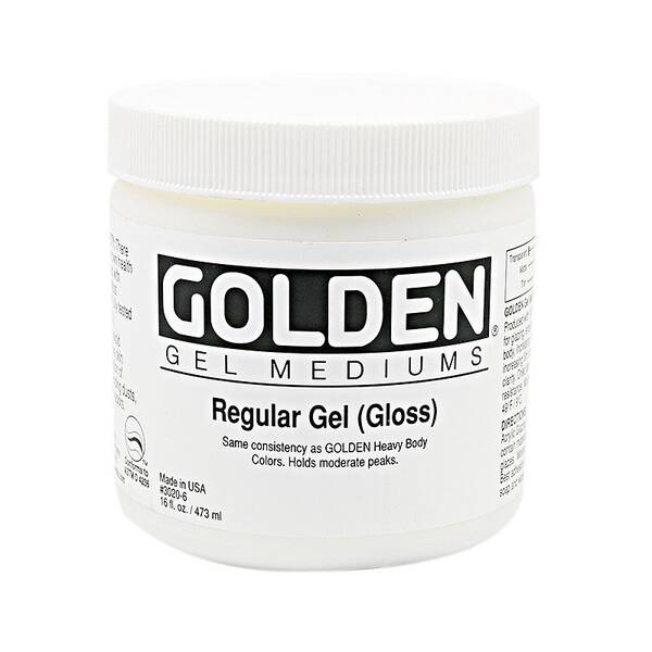 Golden Akrilik Medium 473 Ml Regular Gel Gloss - 1