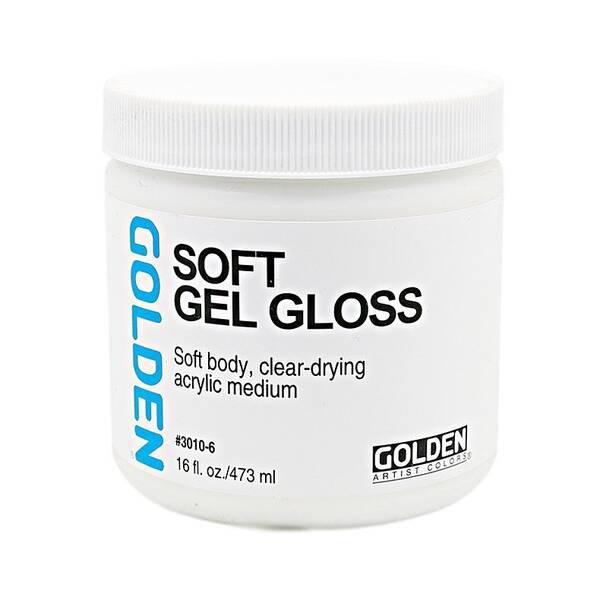 Golden Akrilik Medium 473 Ml Soft Gel Gloss - 1