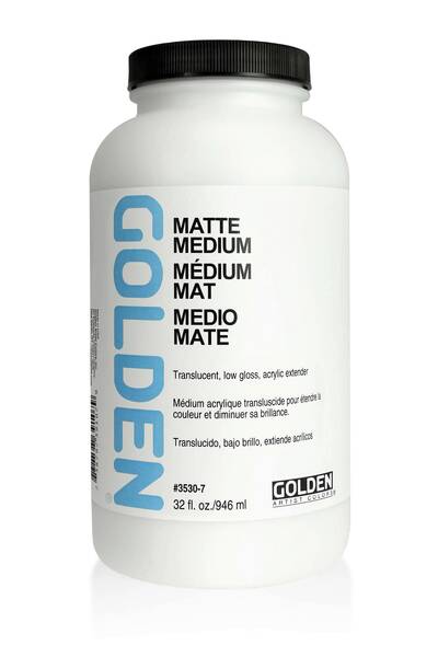 Golden Akrilik Medium 946 Ml Matte Medium - 1