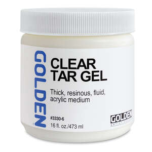 Golden Clear Tar Gel Medium - Thumbnail
