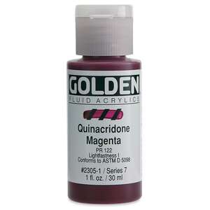 Golden Fluid Akrilik Boya 30 Ml Seri 7 Quinacridone Magenta - 3