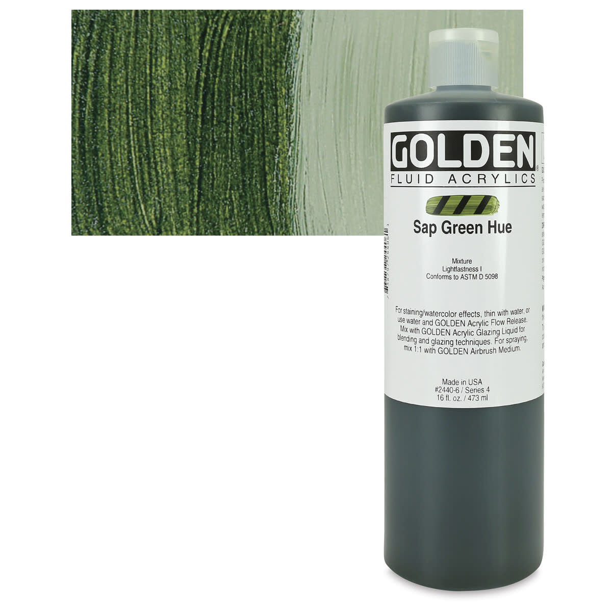 GOLDEN FLUID ACRYLIC 473 ML SERİ 4 SAP  GREEN HUE