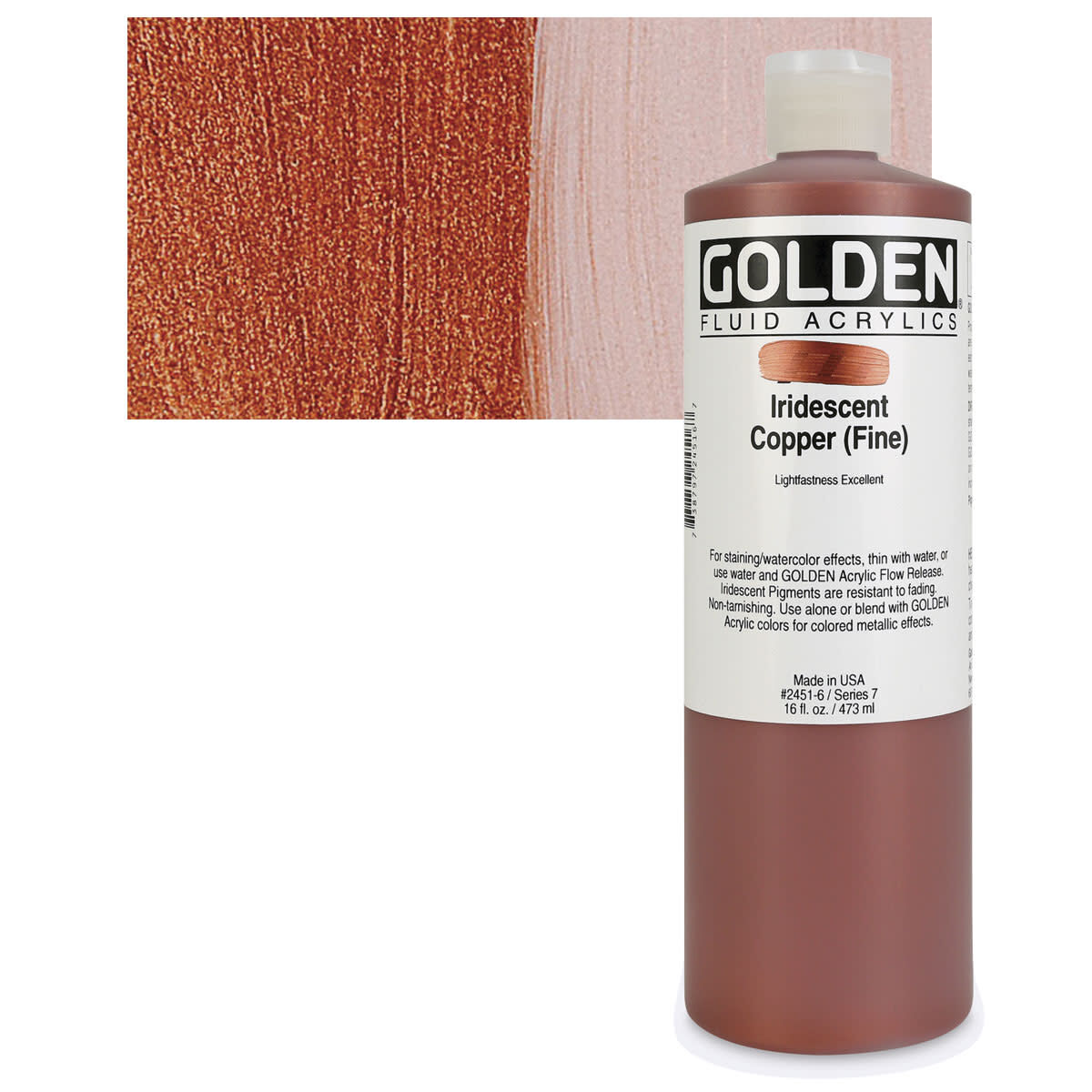 GOLDEN FLUID ACRYLIC 473 ML SERİ 7 IRIDESCENT COPPER