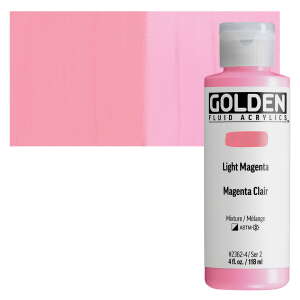 Golden Fluid Akrilik Boya 118 Ml Seri 2 Light Magenta - Golden