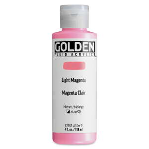 Golden Fluid Akrilik Boya 118 Ml Seri 2 Light Magenta - 3
