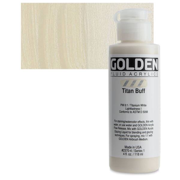 Golden Fluid Akrilik Boya 118 Ml Seri 1 Titan Buff - 1