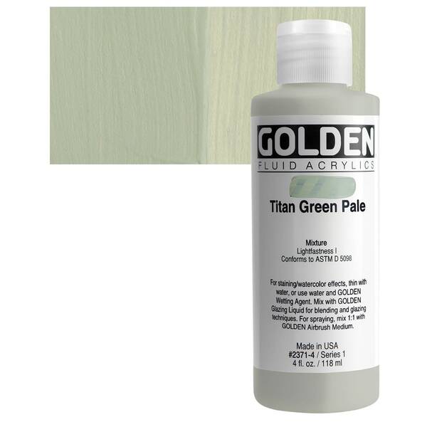 Golden Fluid Akrilik Boya 118 Ml Seri 1 Titan Green Pale - 1