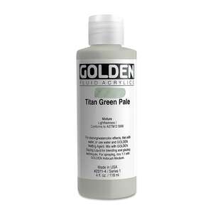 Golden Fluid Akrilik Boya 118 Ml Seri 1 Titan Green Pale - 3