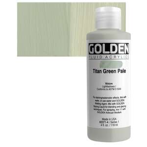 Golden - Golden Fluid Akrilik Boya 118 Ml Seri 1 Titan Green Pale