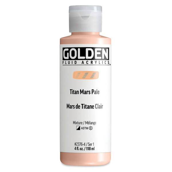 Golden Fluid Akrilik Boya 118 Ml Seri 1 Titan Mars Pale - 3