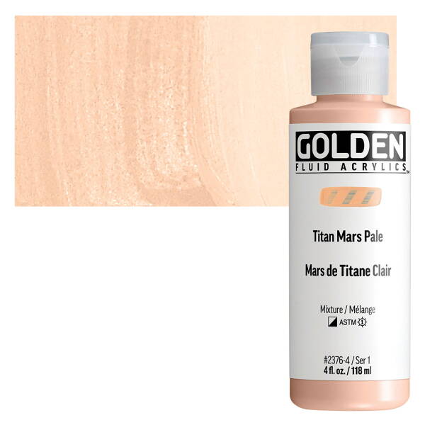 Golden Fluid Akrilik Boya 118 Ml Seri 1 Titan Mars Pale - 1