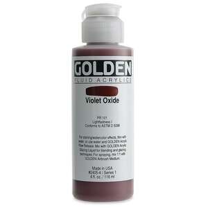 Golden Fluid Akrilik Boya 118 Ml Seri 1 Violet Oxide - 3