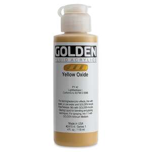 Golden Fluid Akrilik Boya 118 Ml Seri 1 Yellow Oxide - Thumbnail