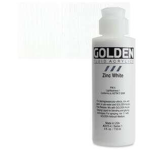 Golden Fluid Akrilik Boya 118 Ml Seri 1 Zinc White - Thumbnail