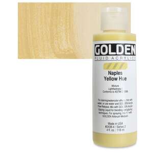 Golden - Golden Fluid Akrilik Boya 118 Ml Seri 2 Naples Yellow Hue