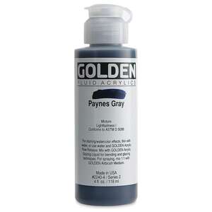 Golden Fluid Akrilik Boya 118 Ml Seri 2 Paynes Gray - 4