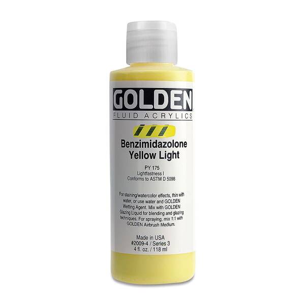 Golden Fluid Akrilik Boya 118 Ml Seri 3 Benzimidazolone Yellow Light - 3