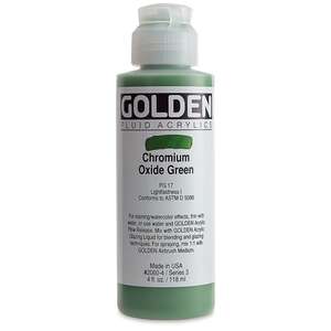 Golden Fluid Akrilik Boya 118 Ml Seri 3 Chromium Oxide Green - 7