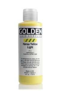 Golden Fluid Akrilik Boya 118 Ml Seri 3 Hansa Yellow Light - 1