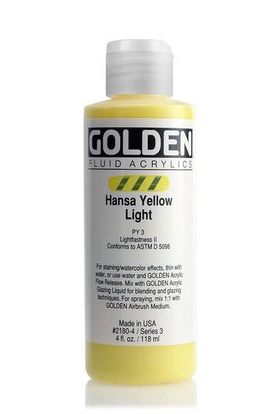 Golden Fluid Akrilik Boya 118 Ml Seri 3 Hansa Yellow Light