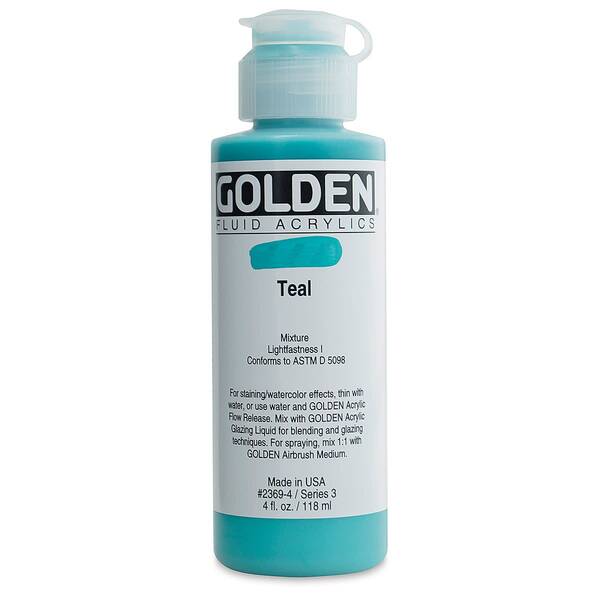 Golden Fluid Akrilik Boya 118 Ml Seri 3 Teal - 3