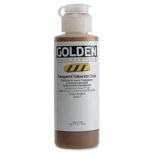 Golden Fluid Akrilik Boya 118 Ml Seri 3 Transparent Yellow Iron Oxide - Thumbnail