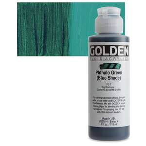 Golden - Golden Fluid Akrilik Boya 118 Ml Seri 4 Phthalo Green Blue Shade