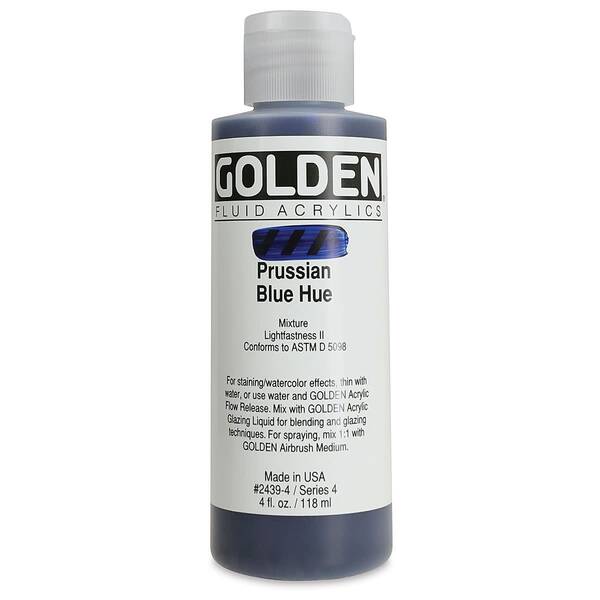 Golden Fluid Akrilik Boya 118 Ml Seri 4 Prussian Blue Hue