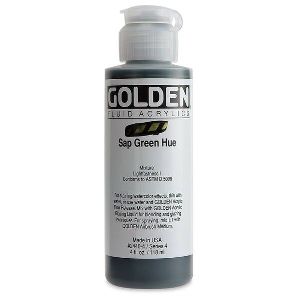 Golden Fluid Akrilik Boya 118 Ml Seri 4 Sap Green Hue