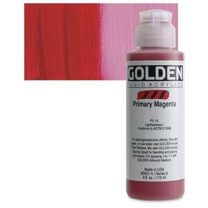 Golden - Golden Fluid Akrilik Boya 118 Ml Seri 6 Primary Magenta