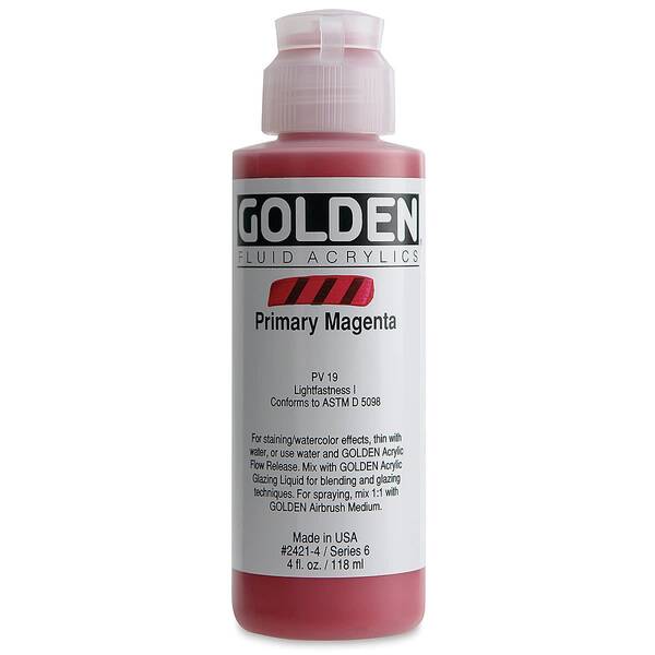 Golden Fluid Akrilik Boya 118 Ml Seri 6 Primary Magenta