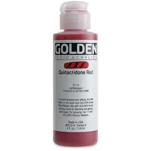 Golden Fluid Akrilik Boya 118 Ml Seri 6 Quinacridone Red - 3