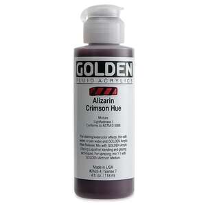 Golden Fluid Akrilik Boya 118 Ml Seri 7 Alizarin Crimson Hue - 3