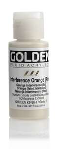Golden - Golden Fluid Akrilik Boya 118 Ml Seri 7 Interference Orange Fine