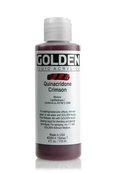 Golden Fluid Akrilik Boya 118 Ml Seri 7 Quinacridone Crimson - 1