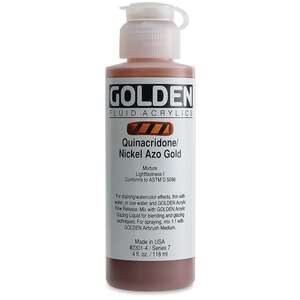 Golden Fluid Akrilik Boya 118 Ml Seri 7 Quinacridone Nickel Azo Gold - 4