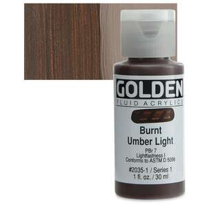 Golden Fluid Akrilik Boya 30 Ml Seri 1 Burnt Umber Light - Thumbnail