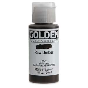 Golden Fluid Akrilik Boya 30 Ml Seri 1 Raw Umber - Thumbnail