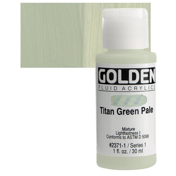 Golden Fluid Akrilik Boya 30 Ml Seri 1 Titan Green Pale - 1