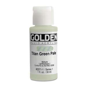 Golden Fluid Akrilik Boya 30 Ml Seri 1 Titan Green Pale - 3